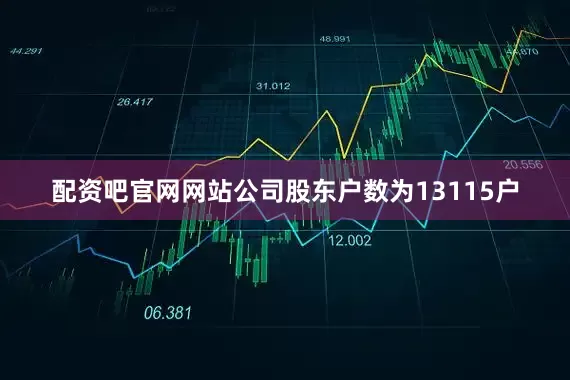 配资吧官网网站公司股东户数为13115户